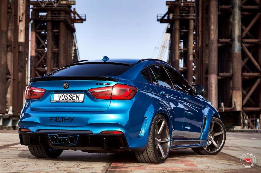  BMW X6 M on Vossen Wheels (VPS-303) 2017 года  (фото 18 из 28)